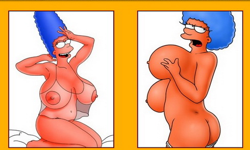 Ladies from The Simpsons in xxx porn comics